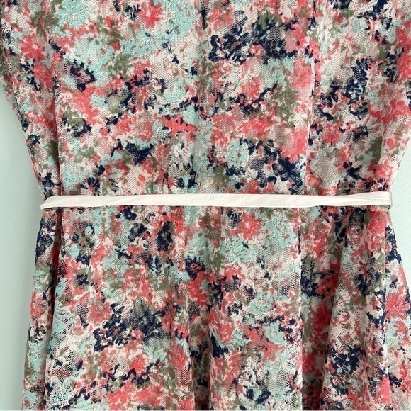 Jessica Simpson Maternity Dress Floral Asymmetrical Baby Shower Small - Picture 8 of 13